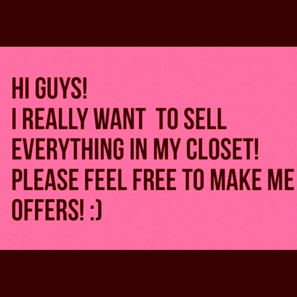 Selling everything in my closet